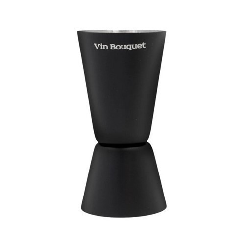 VASO MEDIDOR VIN BOUQUET FIK 1468 NEGRO 2.5CL/5CL